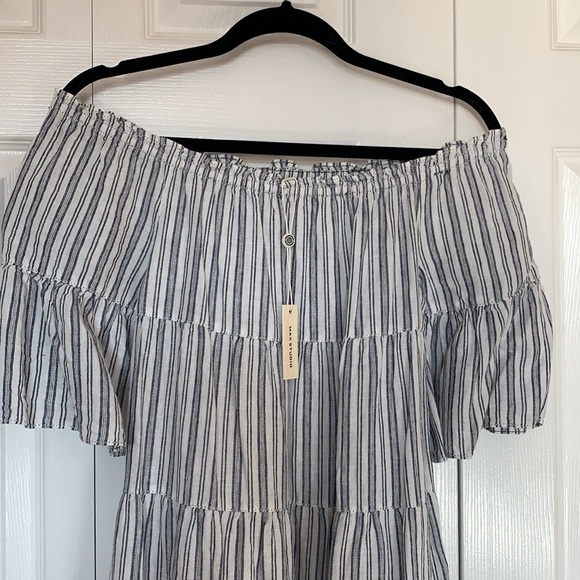 Max Studio Linen\Cotton Blend Dress - Picture 4 of 10